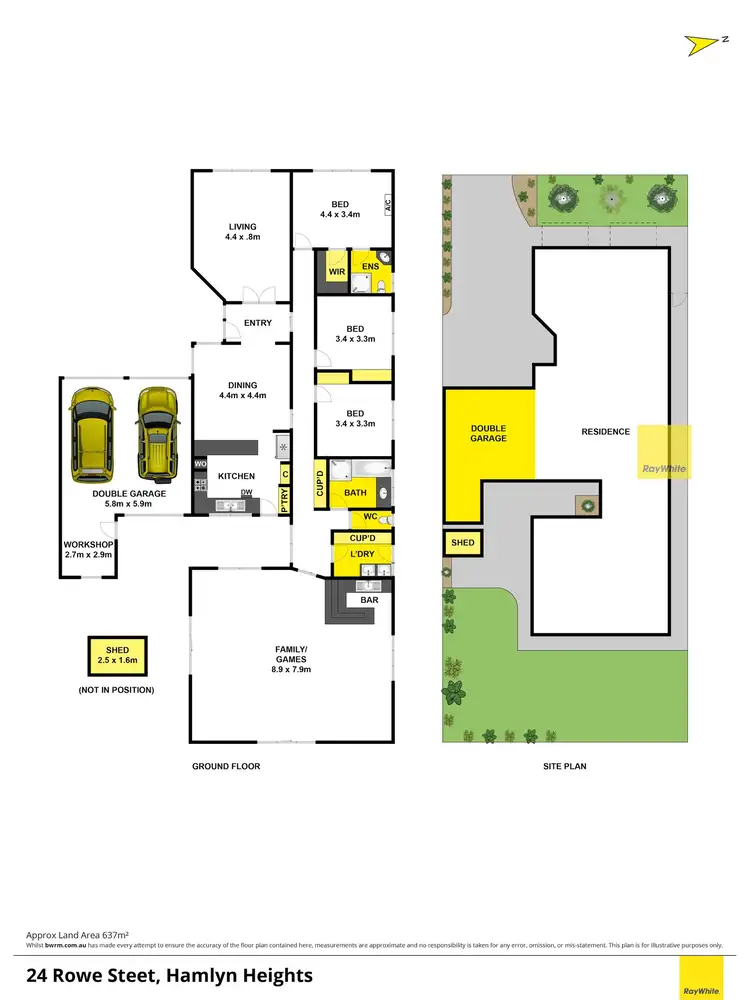 Floorplan of Homely house listing, 24 Rowe Street, Hamlyn Heights VIC 3215