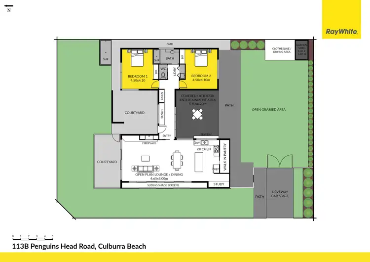 Floorplan of Homely house listing, 113B Penguins Head Road, Culburra Beach NSW 2540
