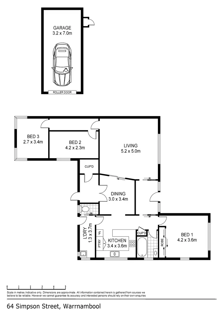 Floorplan of Homely house listing, 64 Simpson Street, Warrnambool VIC 3280