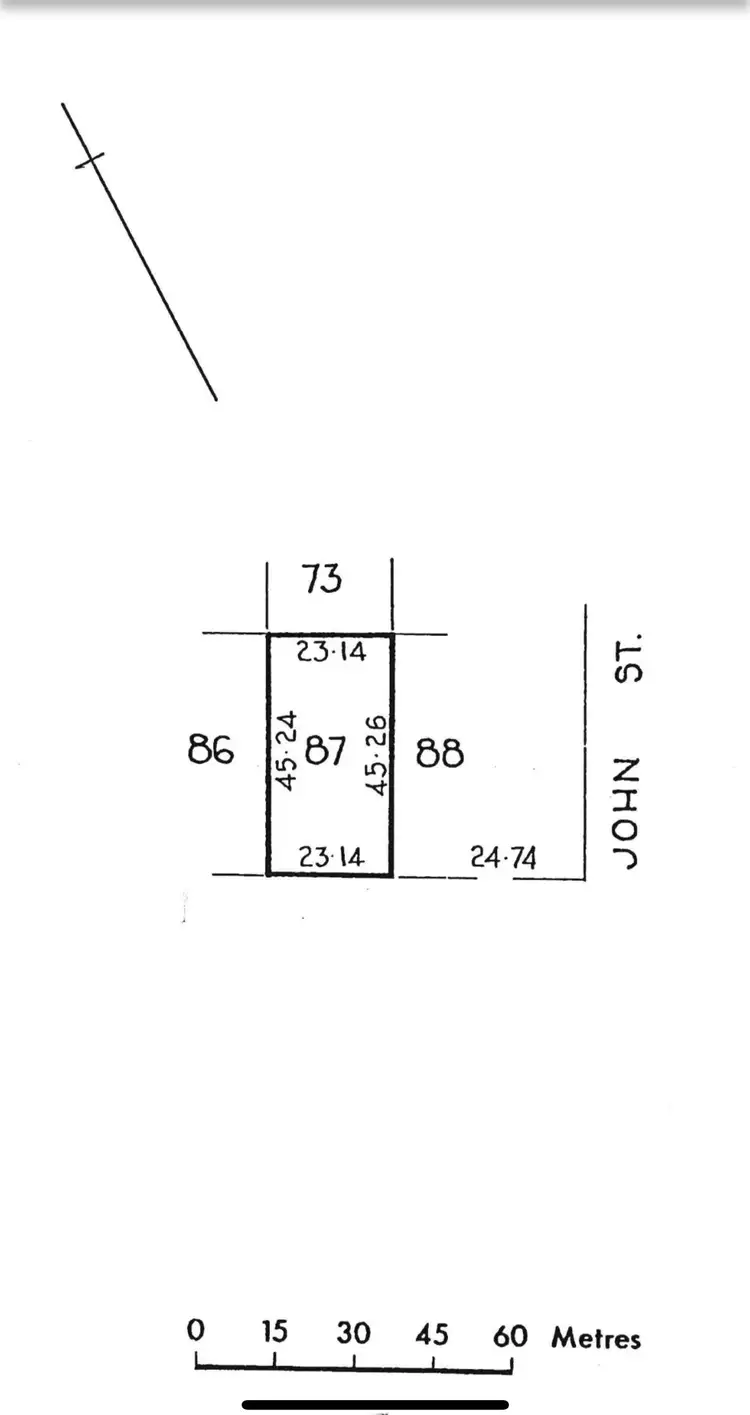 Floorplan of Homely land listing, 9 Thompson Street, Wallaroo SA 5556