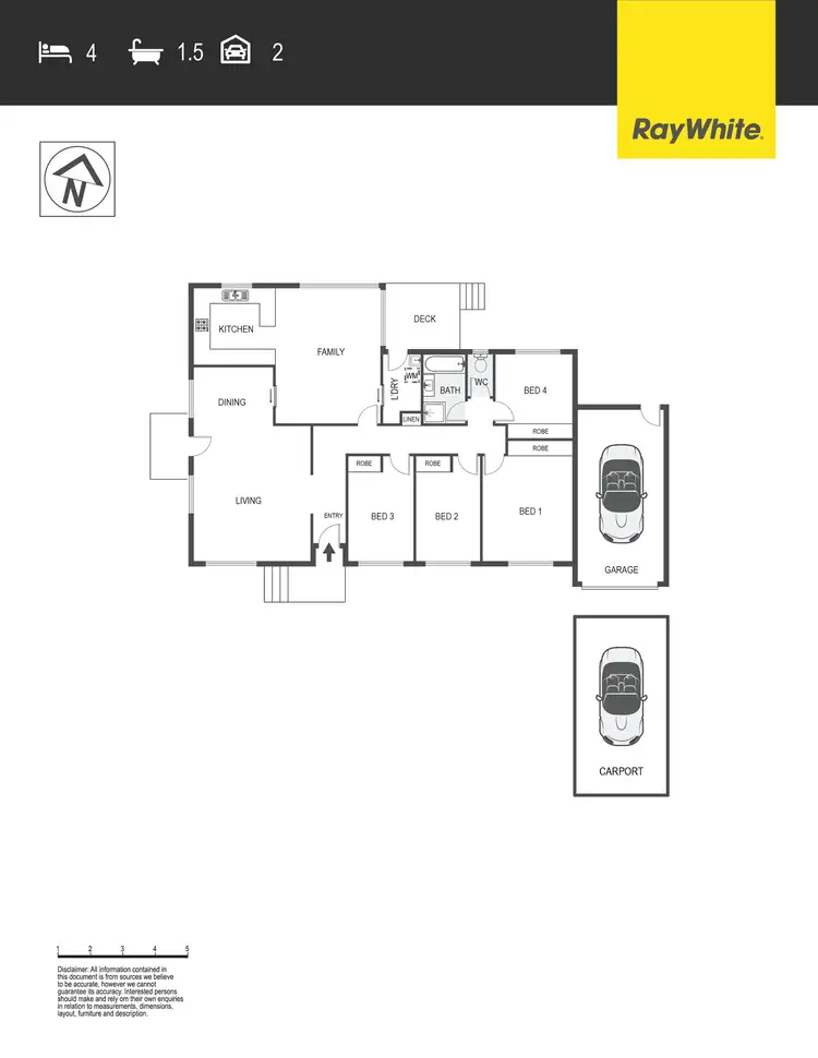 Floorplan of Homely house listing, 1/13 Balonne Street, Kaleen ACT 2617