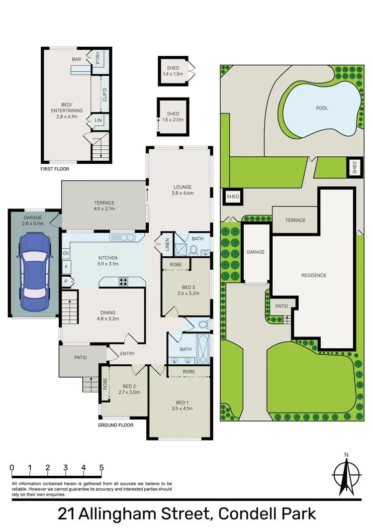 Floorplan of Homely house listing, 21 Allingham Street, Condell Park NSW 2200