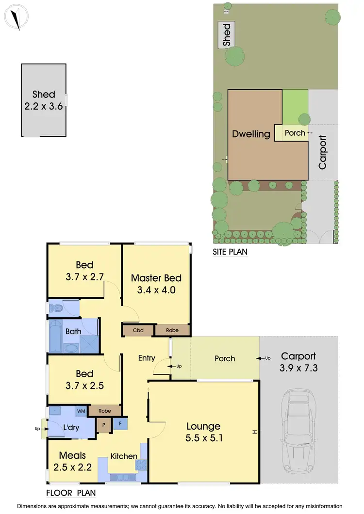 Floorplan of Homely house listing, 4 Brentwood Street, Bentleigh VIC 3204