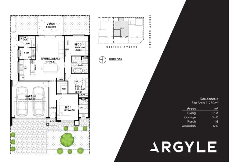 Floorplan of Homely house listing, 2/67 Southern Avenue, Pasadena SA 5042