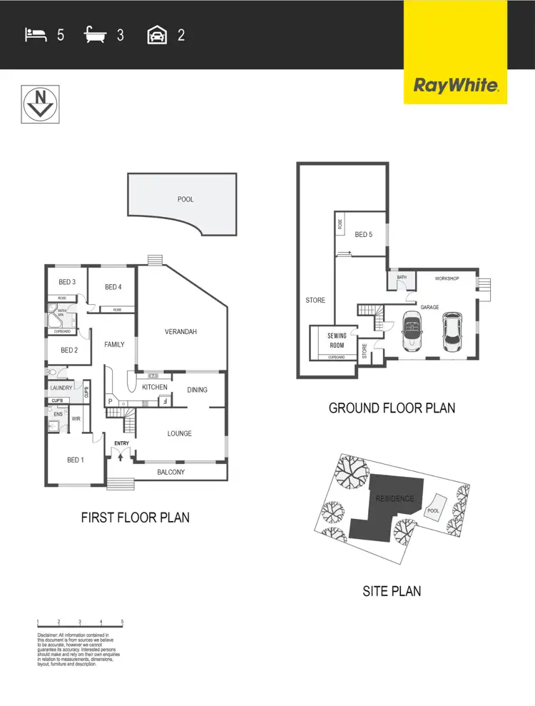 Floorplan of Homely house listing, 4 Bogan Place, Kaleen ACT 2617