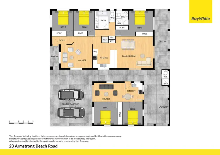 Floorplan of Homely house listing, 23 Armstrong Beach Road, Armstrong Beach QLD 4737