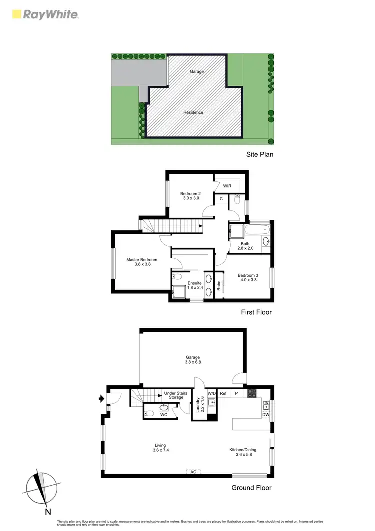 Floorplan of Homely townhouse listing, 1B Campbell Street, Frankston VIC 3199