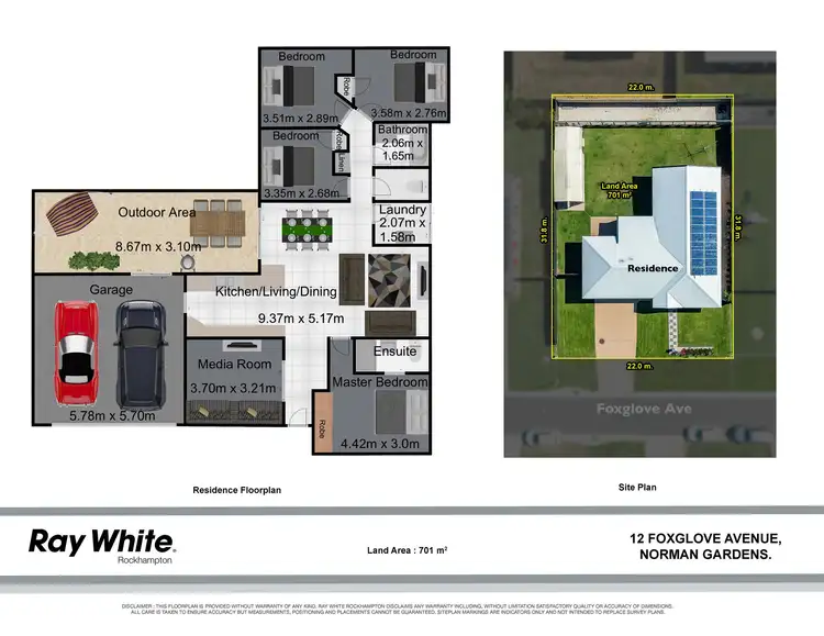 Floorplan of Homely house listing, 12 Foxglove Avenue, Norman Gardens QLD 4701