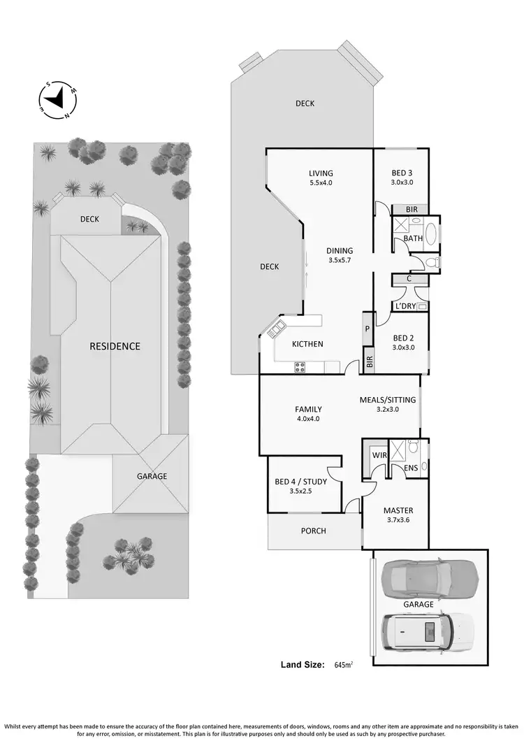 Floorplan of Homely house listing, 4 Manuka Court, Frankston South VIC 3199