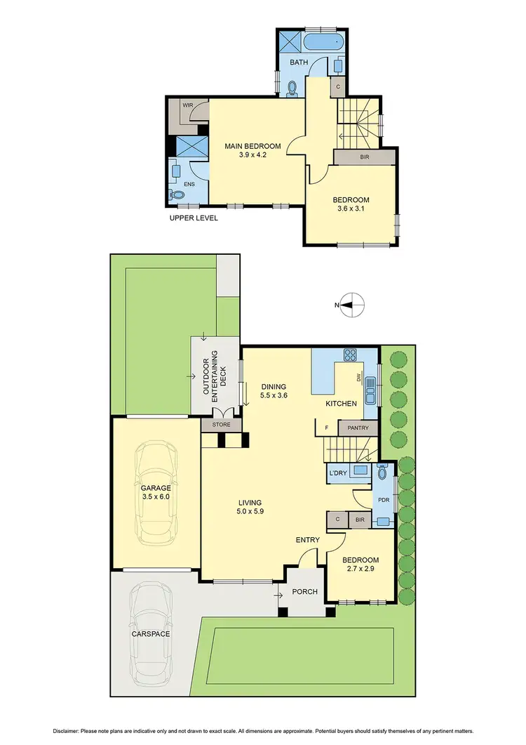 Floorplan of Homely townhouse listing, 1/2 Trevannion Street, Glenroy VIC 3046