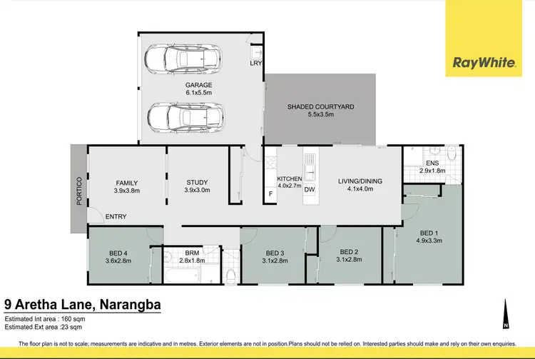 Floorplan of Homely house listing, 9 aretha Lane, Narangba QLD 4504