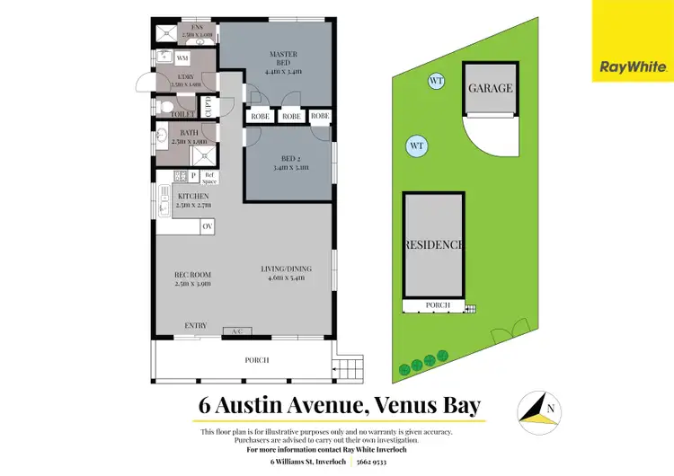 Floorplan of Homely house listing, 6 Austin Avenue, Venus Bay VIC 3956