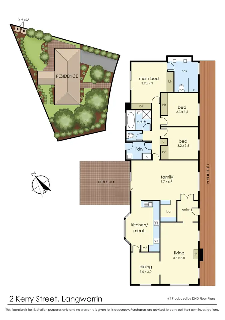 Floorplan of Homely house listing, 2 Kerry Street, Langwarrin VIC 3910