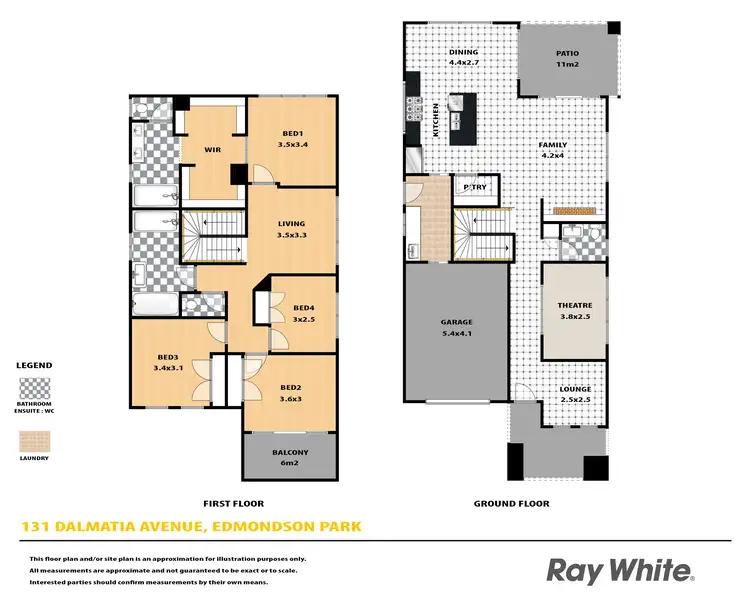 Floorplan of Homely house listing, 131 Dalmatia Avenue, Edmondson Park NSW 2174
