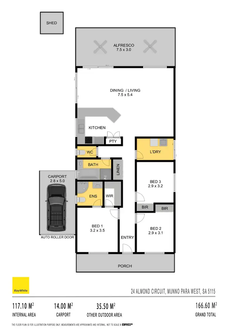 Floorplan of Homely house listing, 24 Almond Circuit, Munno Para West SA 5115