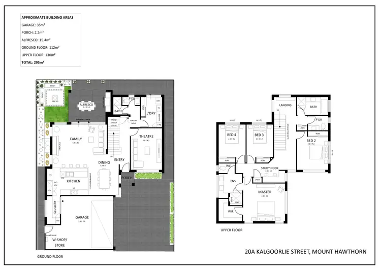 Floorplan of Homely house listing, 20A Kalgoorlie Street, Mount Hawthorn WA 6016