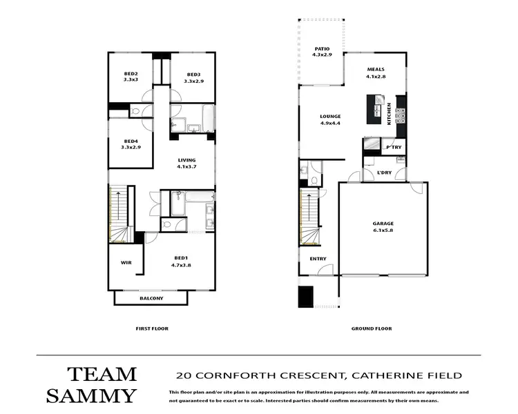 Floorplan of Homely house listing, 20 Cornforth Crescent, Catherine Field NSW 2557