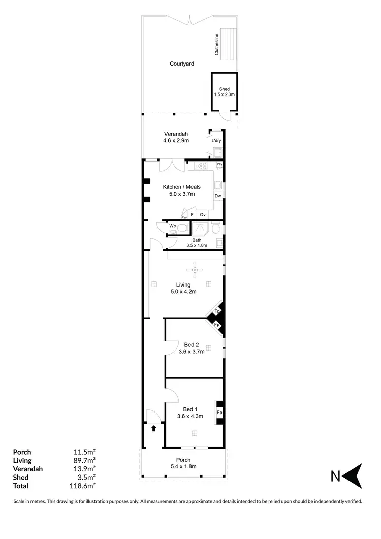 Floorplan of Homely house listing, 24 St John Street, Adelaide SA 5000