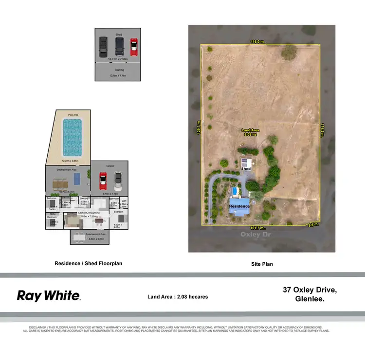 Floorplan of Homely house listing, 37 Oxley Drive, Glenlee QLD 4711