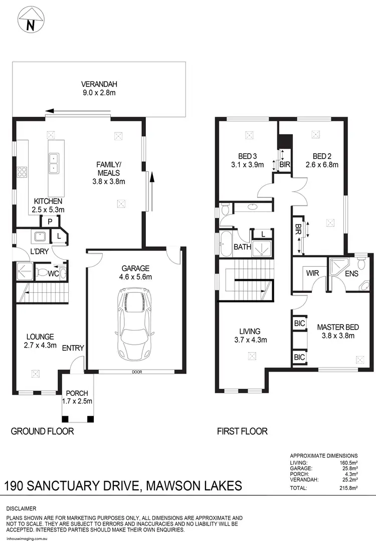 Floorplan of Homely house listing, 190 Sanctuary Drive, Mawson Lakes SA 5095