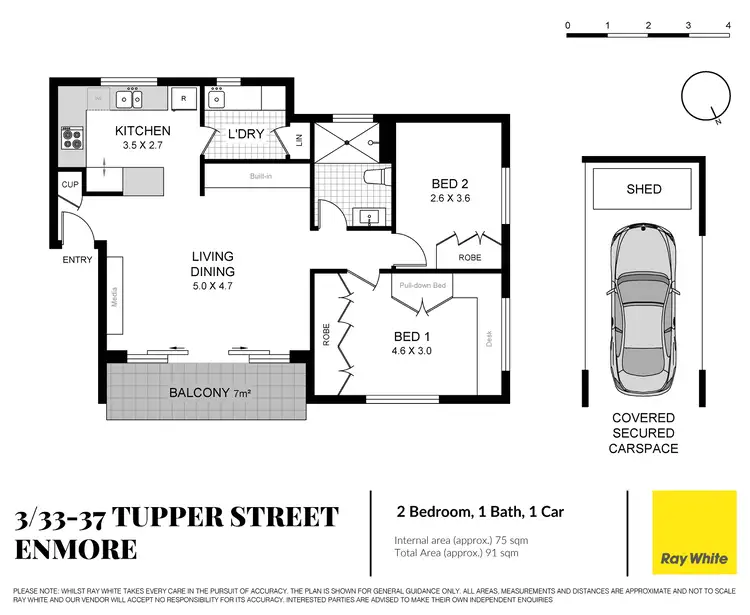 Floorplan of Homely apartment listing, 3/33-37 Tupper Street, Enmore NSW 2042
