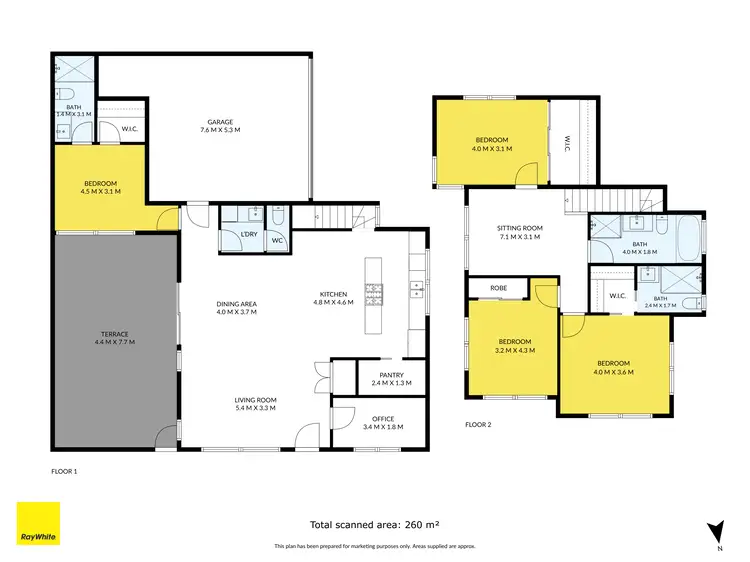 Floorplan of Homely townhouse listing, 1/64 Darebin Boulevard, Reservoir VIC 3073