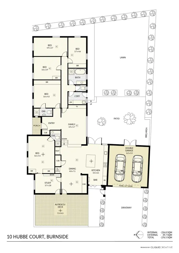 Floorplan of Homely house listing, 10 Hubbe Court, Burnside SA 5066