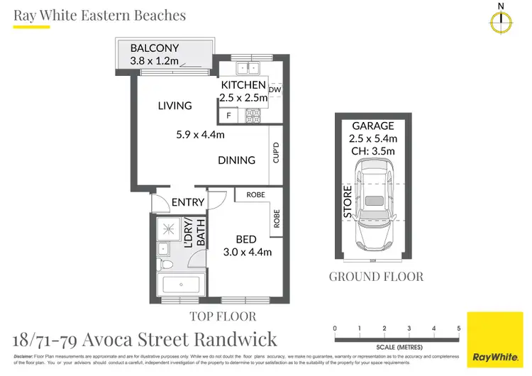 Floorplan of Homely apartment listing, 18/71-79 Avoca Street, Randwick NSW 2031