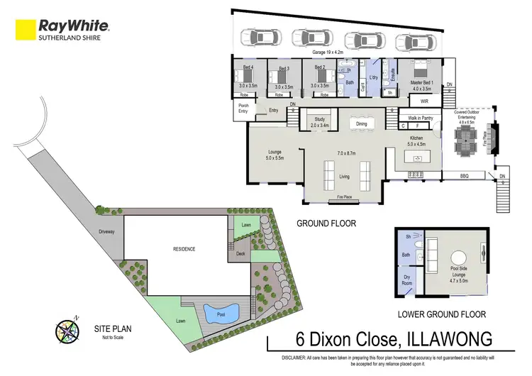 Floorplan of Homely house listing, 6 Dixon Close, Illawong NSW 2234