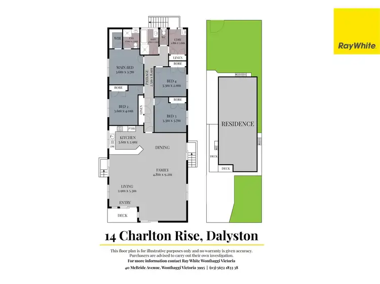 Floorplan of Homely house listing, 14 Charlton Rise, Dalyston VIC 3992