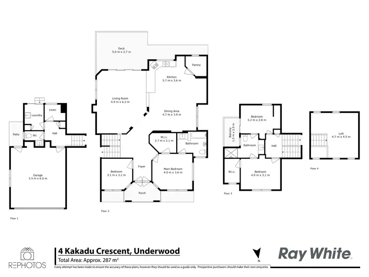 Floorplan of Homely house listing, 4 Kakadu Crescent, Underwood QLD 4119