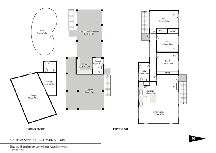 Floorplan of Homely house listing, 23 Graham Street, Stuart Park NT 820