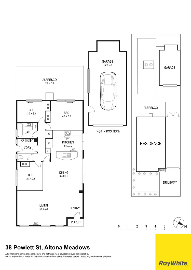 Floorplan of Homely house listing, 38 Powlett Street, Altona Meadows VIC 3028