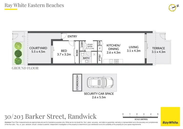 Floorplan of Homely apartment listing, 30/203 Barker Street, Randwick NSW 2031