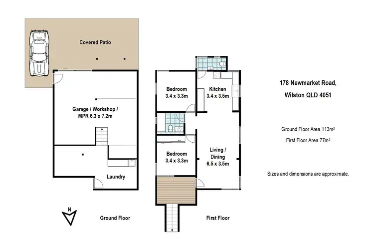 Floorplan of Homely house listing, 178 Newmarket Road, Wilston QLD 4051