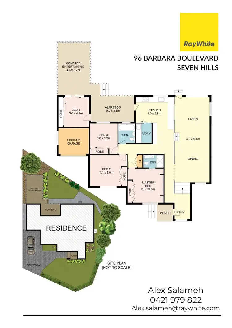 Floorplan of Homely house listing, 96 Barbara Boulevard, Seven Hills NSW 2147