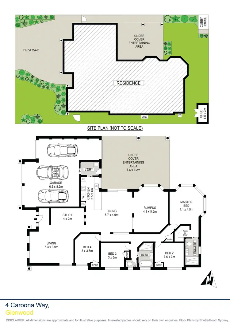 Floorplan of Homely house listing, 4 Caroona Way, Glenwood NSW 2768
