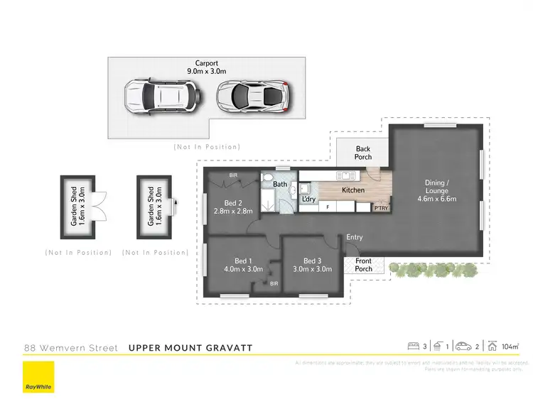 Floorplan of Homely house listing, 88 Wemvern Street, Upper Mount Gravatt QLD 4122