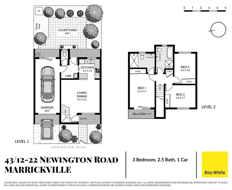 Floorplan of Homely townhouse listing, 43/12-22 Newington Rd (enter via Philpott & Pritchard St), Marrickville NSW 2204