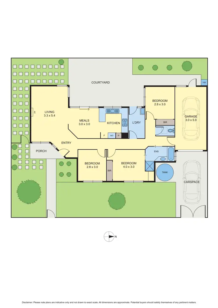 Floorplan of Homely unit listing, 2/49 Major Road, Fawkner VIC 3060