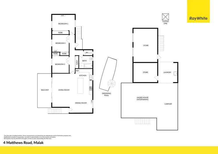 Floorplan of Homely house listing, 4 Matthews Road, Malak NT 812