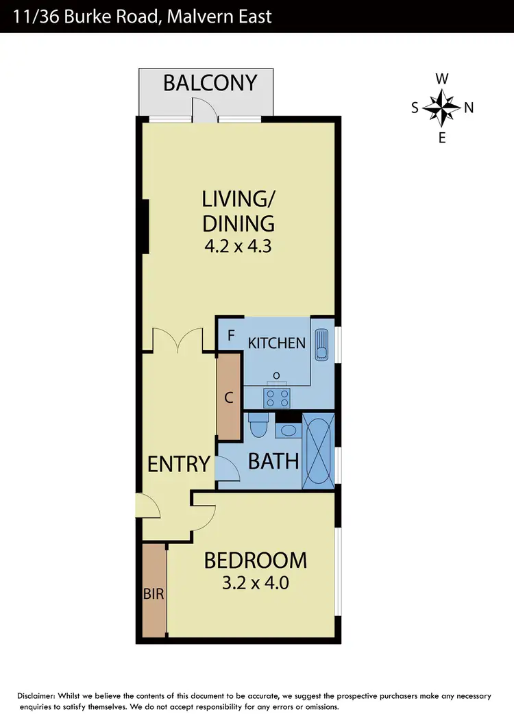 Floorplan of Homely apartment listing, 11/36 Burke Road, Malvern East VIC 3145