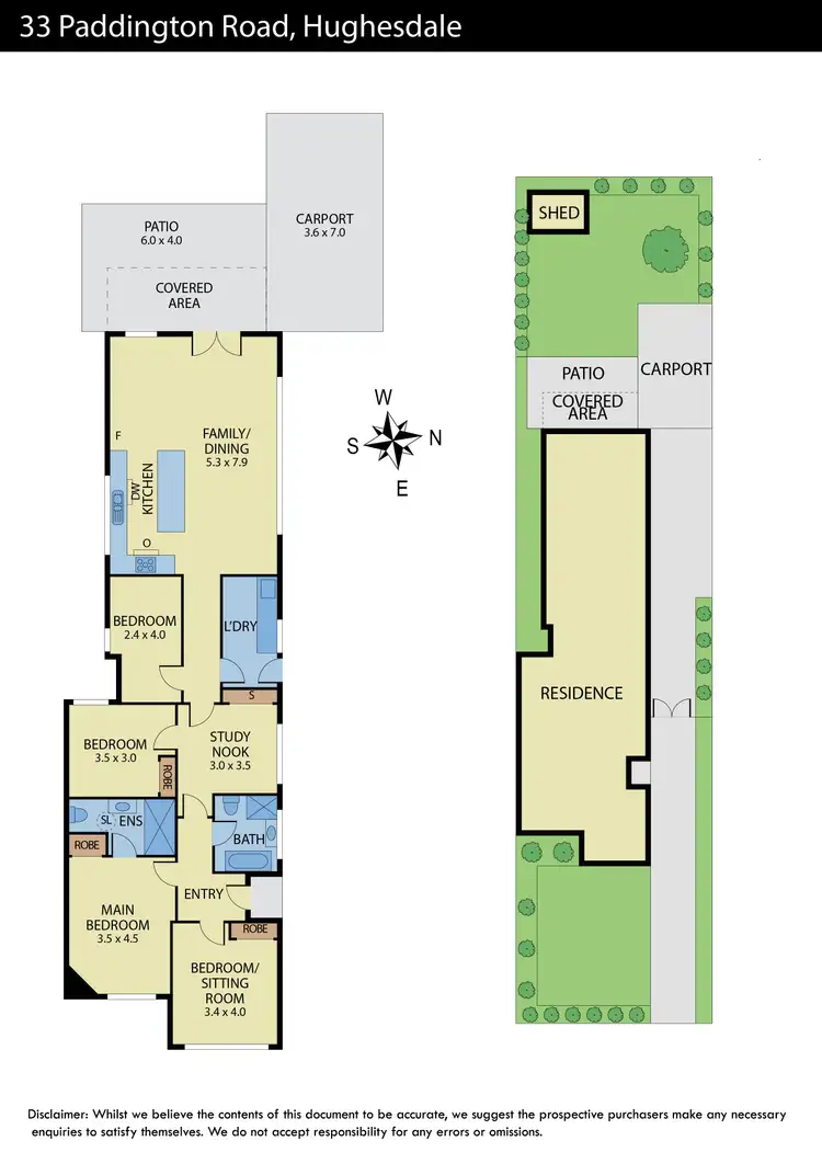 Floorplan of Homely house listing, 33 Paddington Road, Hughesdale VIC 3166