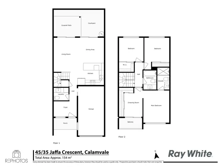 Floorplan of Homely townhouse listing, 45/35 Jaffa Crescent, Calamvale QLD 4116