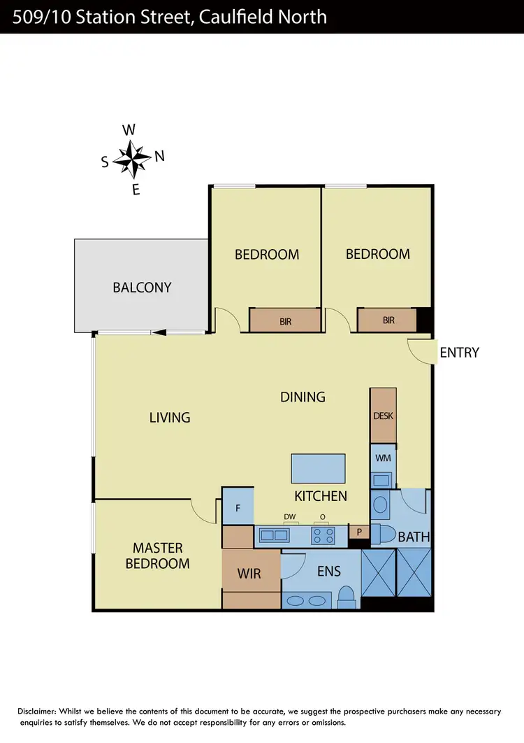 Floorplan of Homely apartment listing, 509B/10 Station Street, Caulfield North VIC 3161