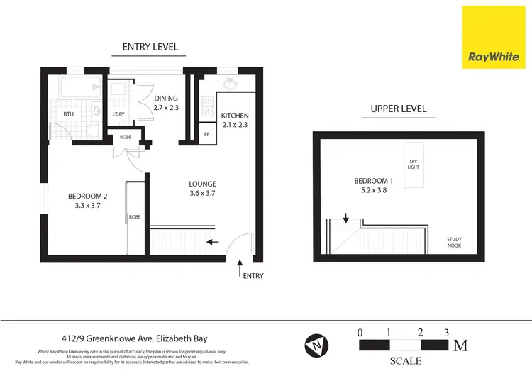 Floorplan of Homely apartment listing, 412/9 Greenknowe Avenue, Elizabeth Bay NSW 2011