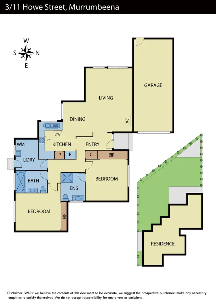 Floorplan of Homely unit listing, 3/11 Howe Street, Murrumbeena VIC 3163