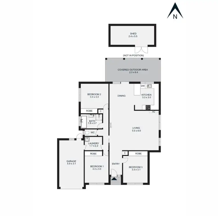 Floorplan of Homely house listing, 2 Cass Street, Rosebud VIC 3939