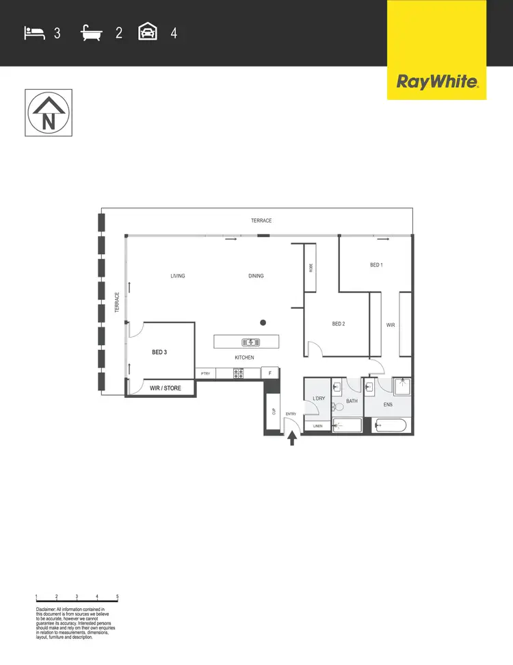 Floorplan of Homely apartment listing, 615/43 Currong Street North, Braddon ACT 2612