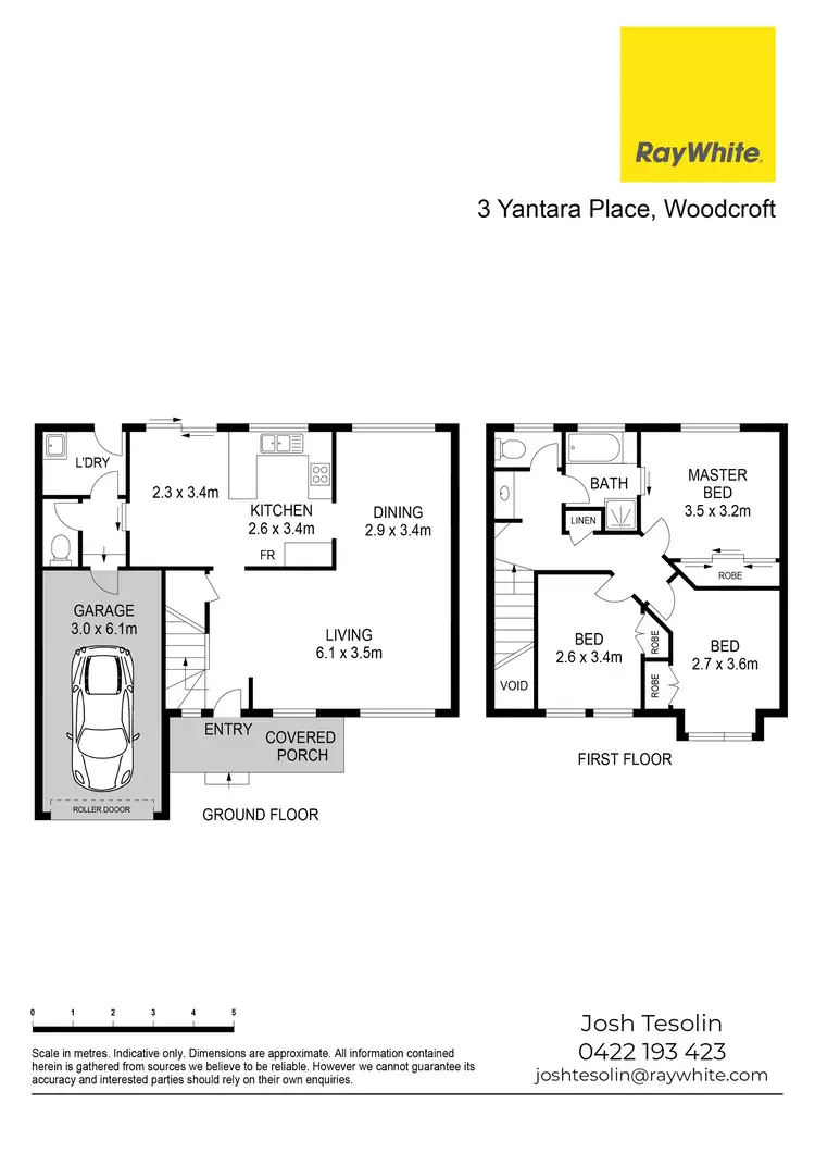 Floorplan of Homely house listing, 3 Yantara Place, Woodcroft NSW 2767